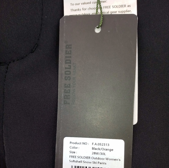 Free Solider Outdoor Women's Softshell Pants - Picture 4 of 5